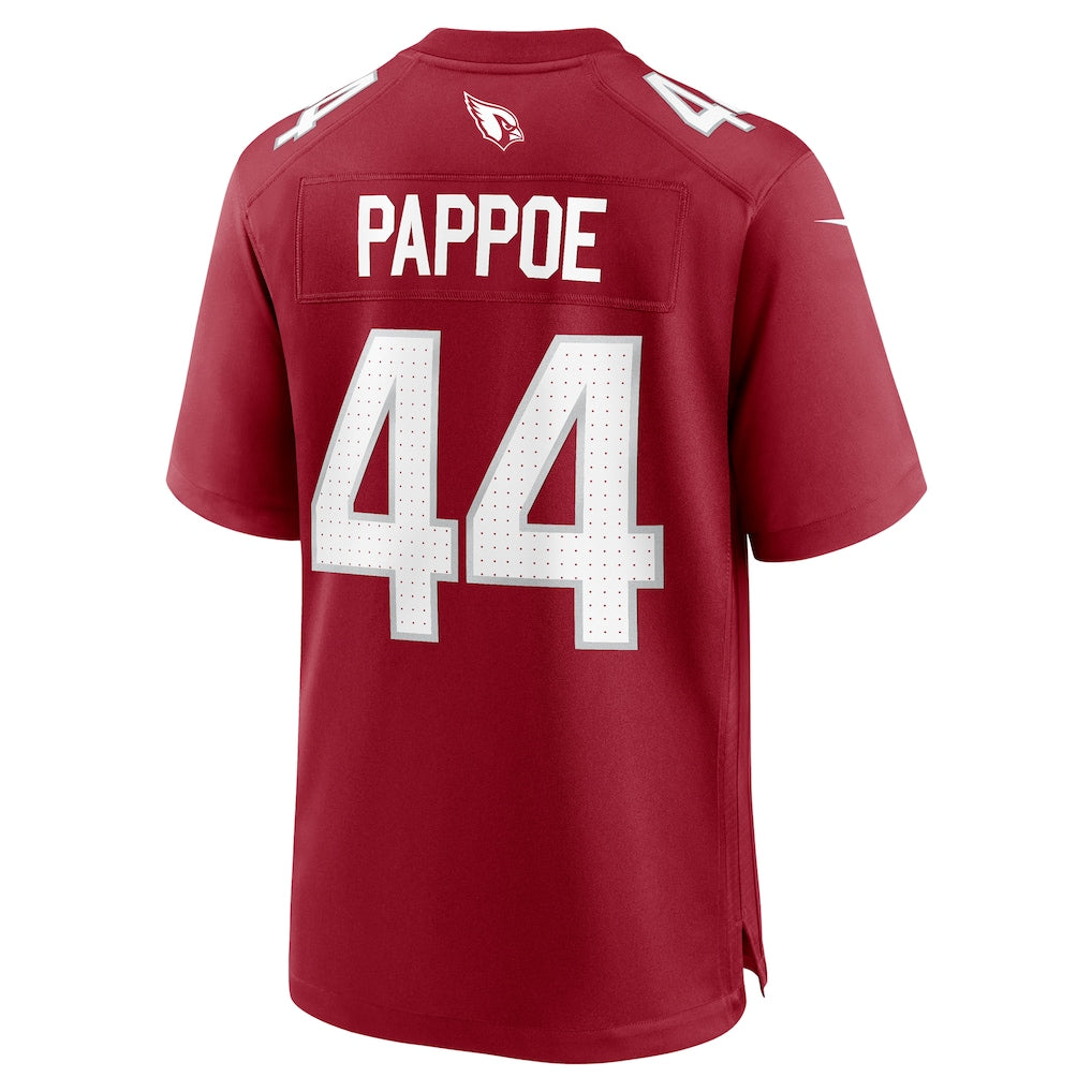Elroe A.Cardinals #44 Owen Pappoe Cardinal Team Game Jersey