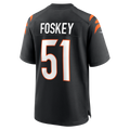 Elroe C.Bengals #51 Isaiah Foskey Black Team Game Jersey