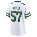 Elroe NY.Jets #57 C.J. Mosley White Game Jersey