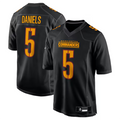 Elroe #5 Jayden Daniels Player W.Commanders Carbon Black Fashion Stitched Jerseys