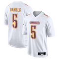 Elroe #5 Jayden Daniels Player W.Commanders Tundra White Fashion Stitched Jerseys