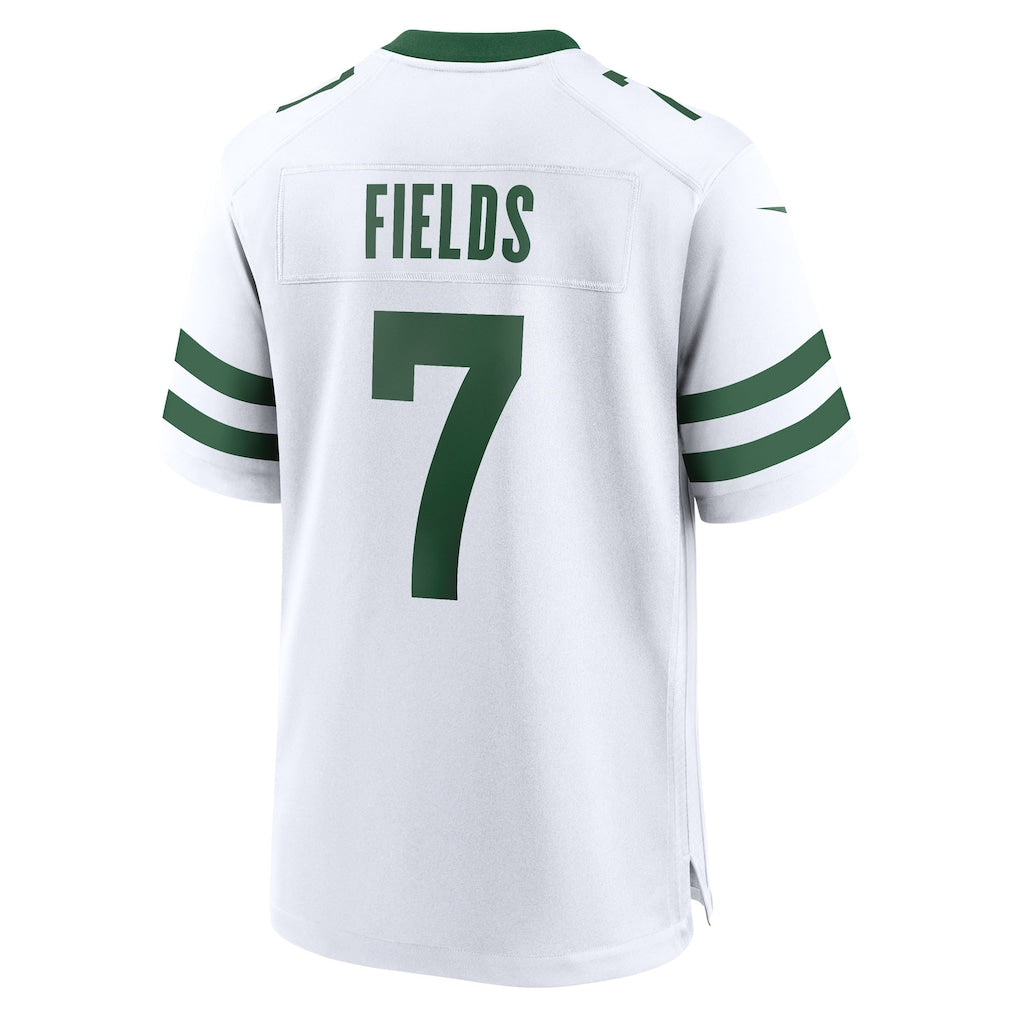 Elroe NY.Jets #7 Justin Fields Legacy White Game Jersey