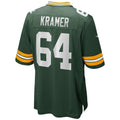 Elroe GB.Packers #64 Jerry Kramer Green Team Retired Player Game Jersey
