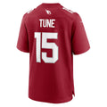 Elroe A.Cardinals #15 Clayton Tune Cardinal Team Game Jersey