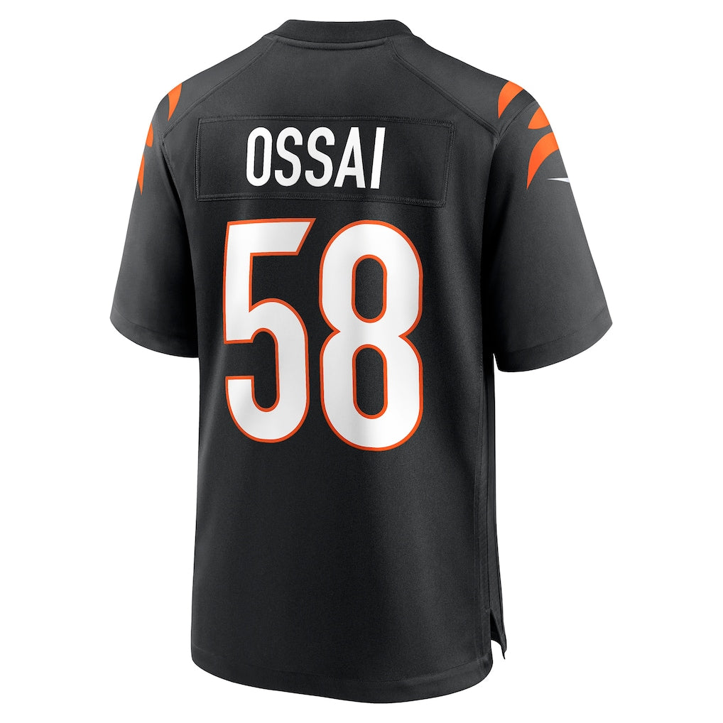 Elroe C.Bengals #58 Joseph Ossai Black Game Jersey