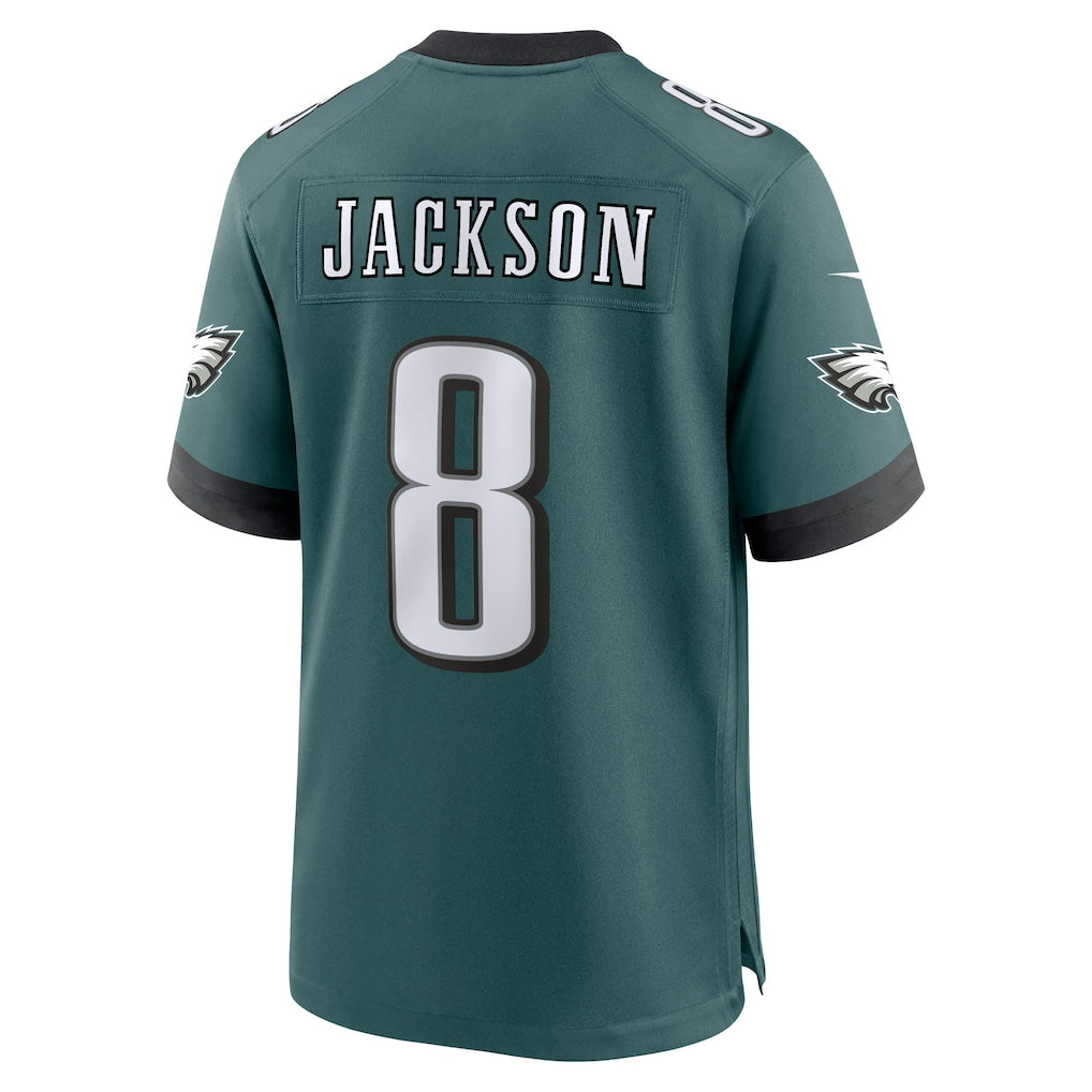 Elroe P.Eagles #8 Adoree' Jackson Midnight Green Team Game Jersey