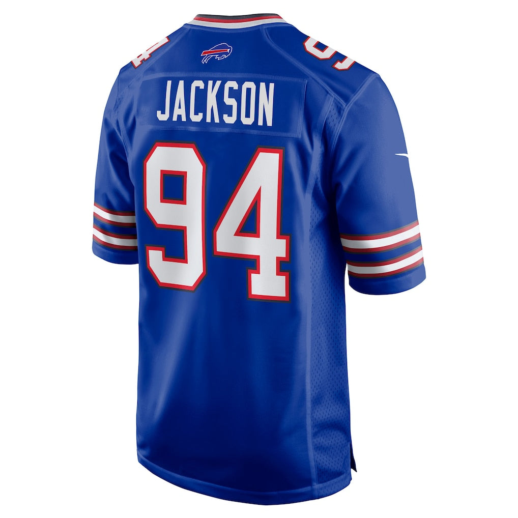 Elroe B.Bills #94 Landon Jackson Royal Team Game Jersey