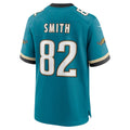 Elroe J.Jaguars #82 Jimmy Smith Teal Retired Player Alternate Game Jersey