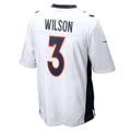 Elroe D.Broncos #3 Russell Wilson White Game Jersey