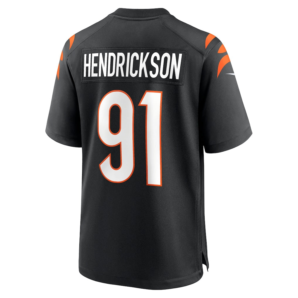 Elroe C.Bengals #91 Trey Hendrickson Black Game Jersey