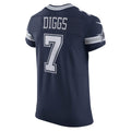 Elroe D.Cowboys #7 Trevon Diggs Navy Alternate 2 Vapor Elite Jersey