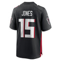 Elroe A.Falcons #15 Emory Jones Black Team Game Jersey