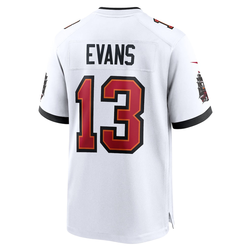 Elroe TB.Buccaneers #13 Mike Evans White Game Jersey