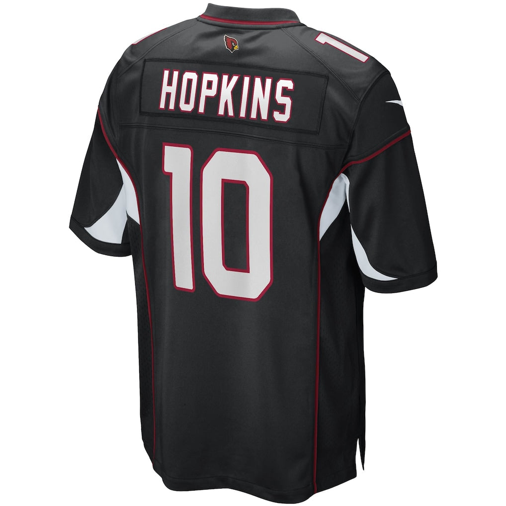 Elroe A.Cardinals #10 DeAndre Hopkins Black Game Player Jersey