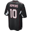 Elroe A.Cardinals #10 DeAndre Hopkins Black Game Player Jersey