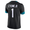 Elroe J.Jaguars #1 Travis Etienne Jr Black Vapor F.U.S.E. Limited Jersey