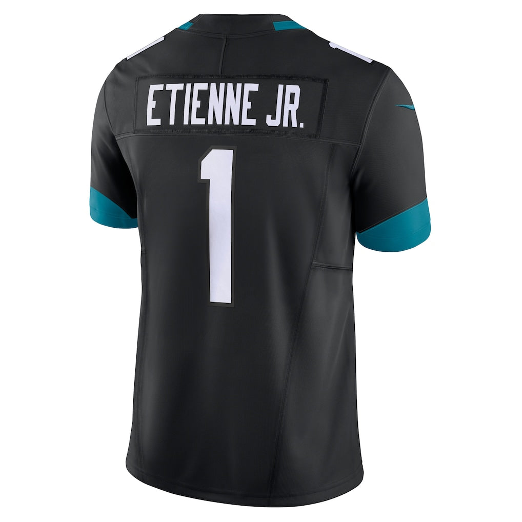 Elroe J.Jaguars #1 Travis Etienne Jr Black Vapor F.U.S.E. Limited Jersey