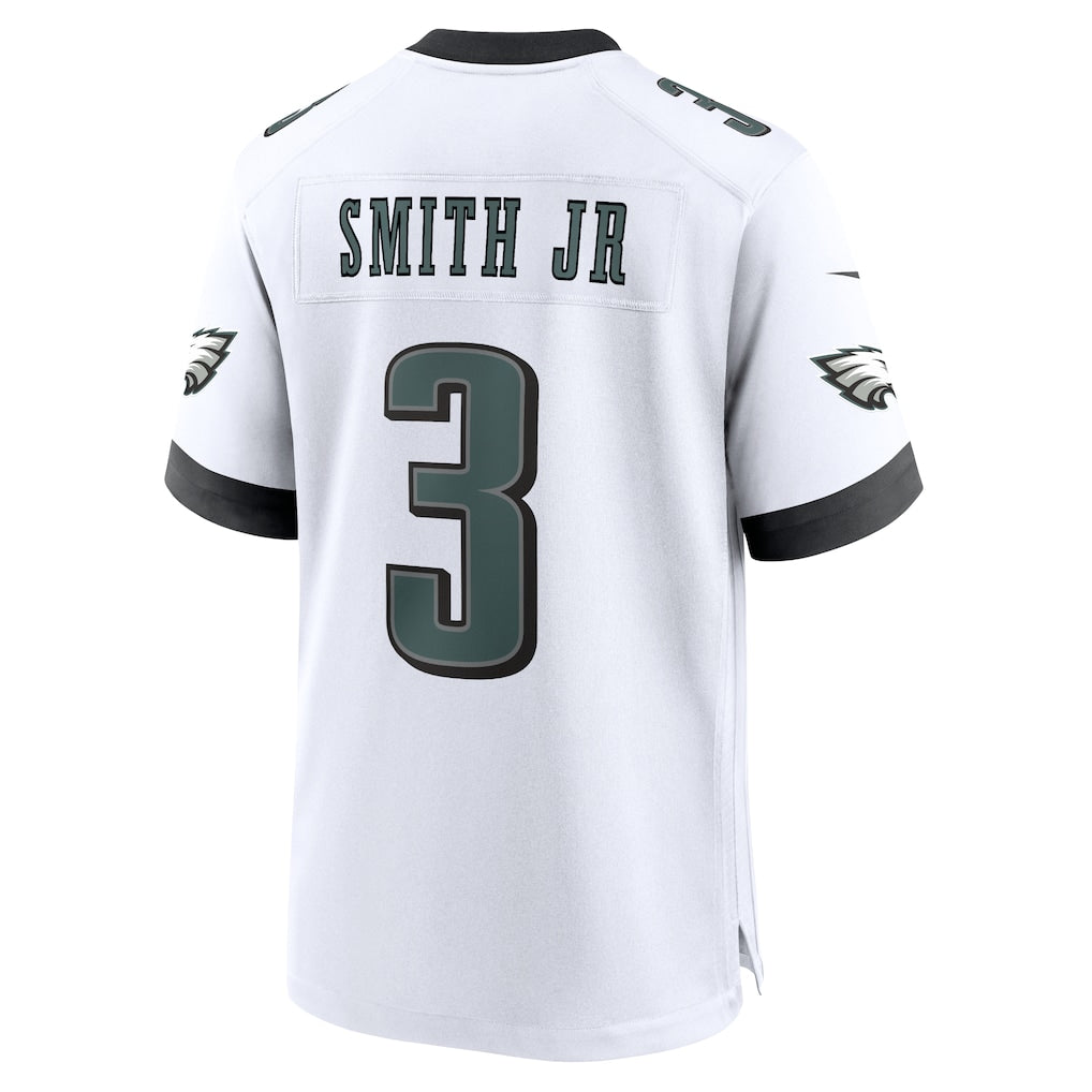 Elroe P.Eagles #3 Nolan Smith White Game Jersey