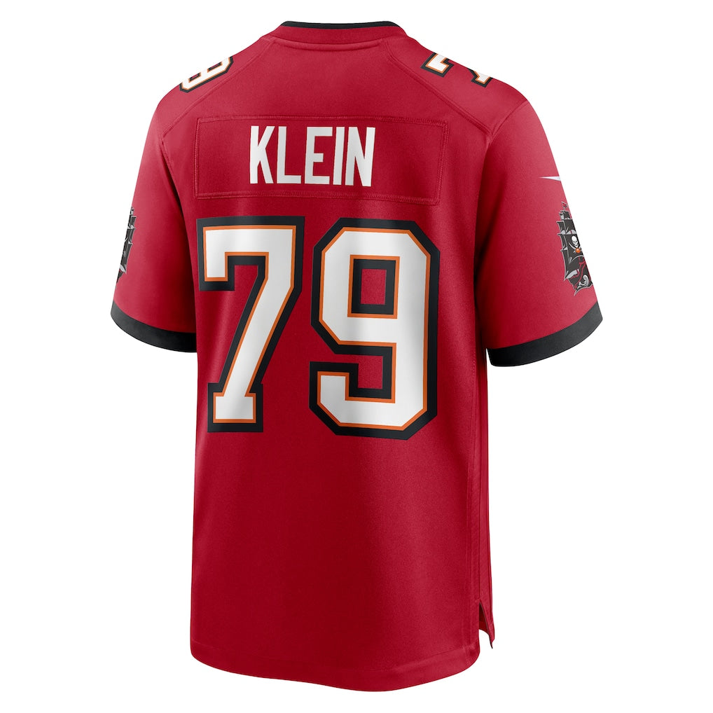 Elroe TB.Buccaneers #79 Elijah Klein Red Game Jersey