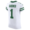 Elroe NY.Jets #1 Ahmad Sauce Gardner White Alternate Vapor F.U.S.E. Elite Jersey