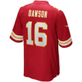 Elroe KC.Chiefs #16 Len Dawson Red Game Retired Player Jersey