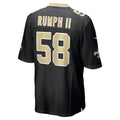Elroe NO.Saints #58 Chris Rumph II Black Team Game Jersey