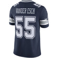 Elroe D.Cowboys #55 Leighton Vander Esch Navy Vapor Limited Player Jersey