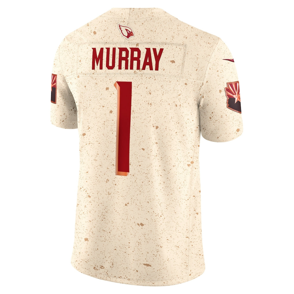 Elroe A.Cardinals #1 Kyler Murray Natural 2025 Rivalries Collection Limited Jersey