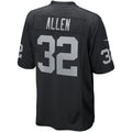 Elroe LV.Raiders #32 Marcus Allen Black Game Retired Player Jersey