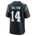 Elroe C.Panthers #14 Andy Dalton Black Team Game Jersey