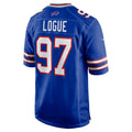 Elroe B.Bills #97 Zion Logue Royal Team Game Jersey