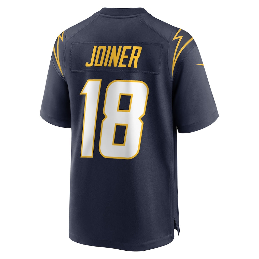 Elroe LA.Chargers #18 Charlie Joiner Navy Retired Player Alternate Game Jersey