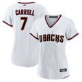 Elroe A.Diamondbacks #7 Corbin Carroll Player White Home Replica Personalized Stitched Jerseys