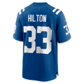 Elroe IN.Colts #33 Mike Hilton Royal Team Game Jersey