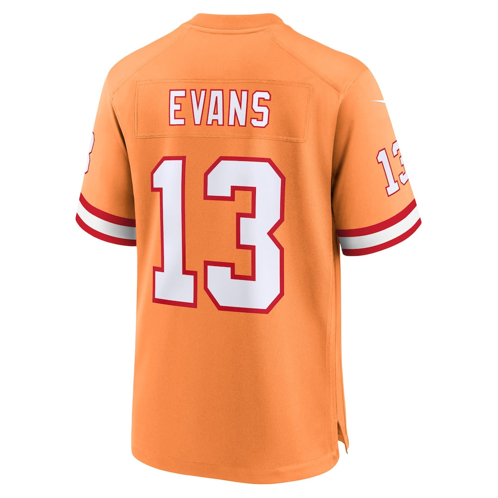 Elroe TB.Buccaneers #13 Mike Evans Creamsicle 50th Season Game Jersey