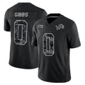 Elroe D.Lions #0 Jahmyr Gibbs Player Black Limited 2026 Salute to Service Home Game Stitched Jerseys