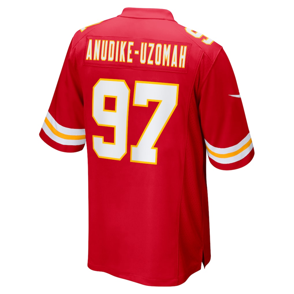 Elroe KC.Chiefs #97 Felix Anudike-Uzomah Red Game Jersey