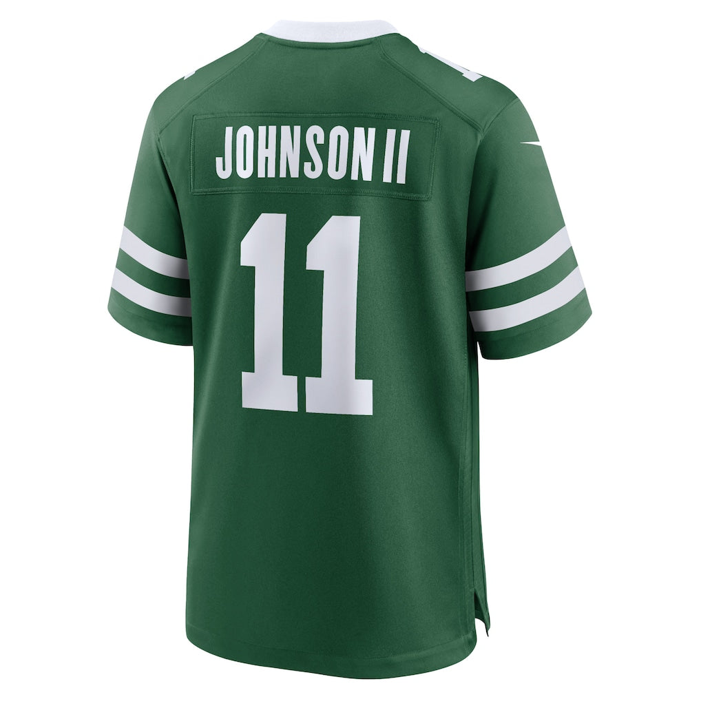 Elroe NY.Jets #11 Jermaine Johnson II Legacy Green Game Jersey