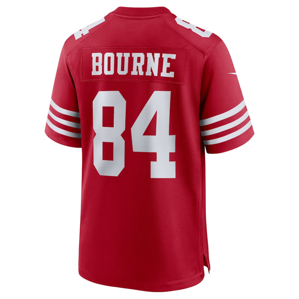 Elroe SF.49ers #84 Kendrick Bourne Scarlet Team Game Jersey