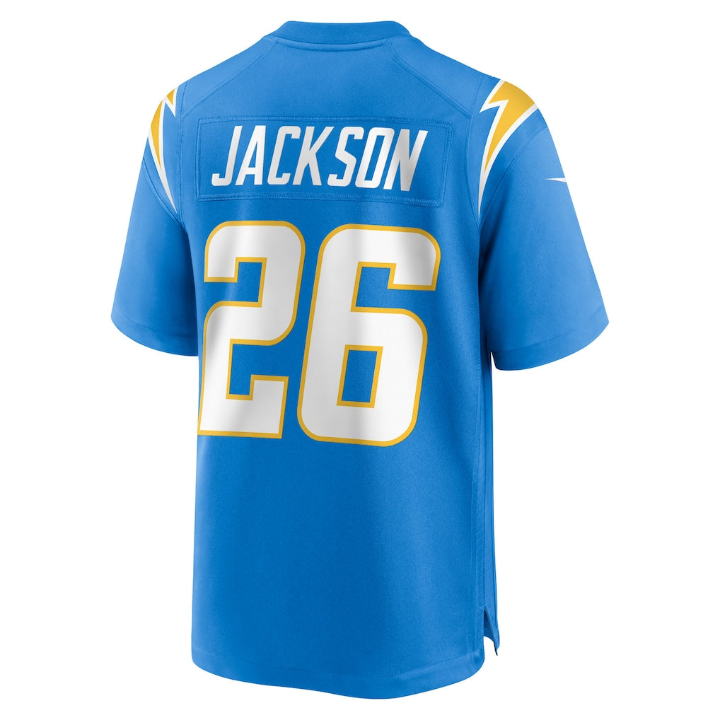 Elroe LA.Chargers #26 Donte Jackson Powder Blue Team Game Jersey