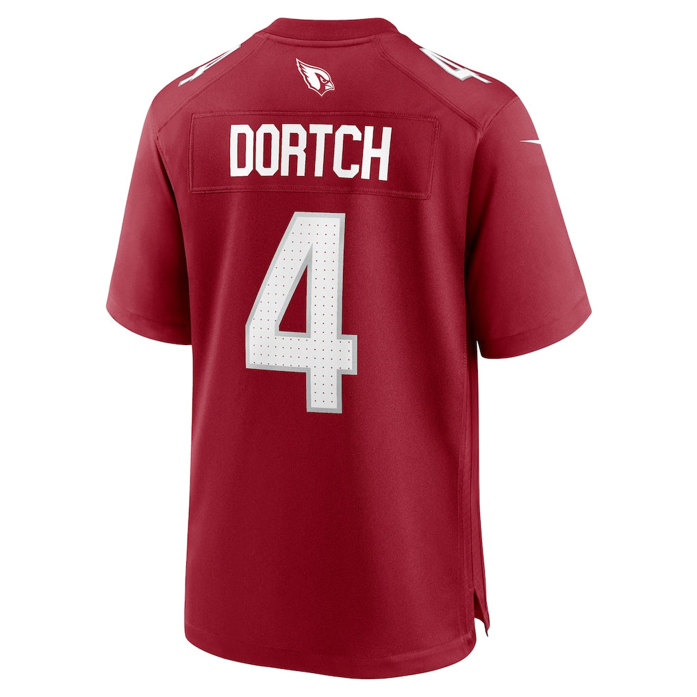 Elroe A.Cardinals #4 Greg Dortch Cardinal Team Game Jersey