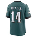 Elroe P.Eagles #14 Sam Howell Midnight Green Team Game Jersey