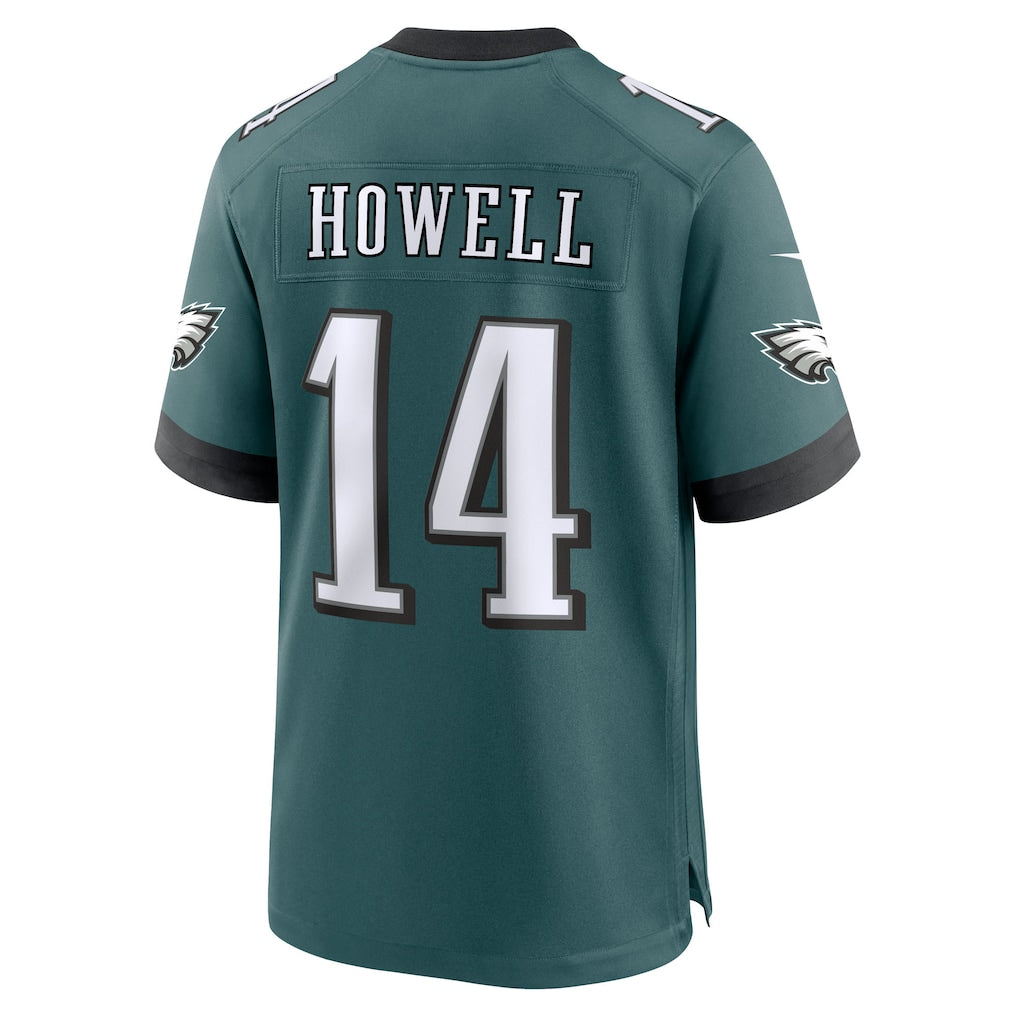 Elroe P.Eagles #14 Sam Howell Midnight Green Team Game Jersey