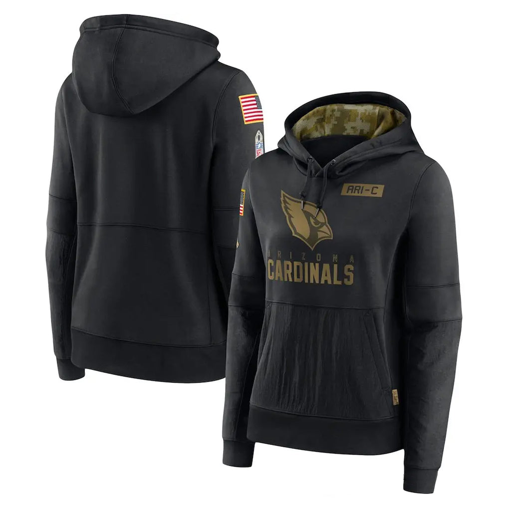 Elroe A.Cardinals Black Salute to Service Limited Hoodies Blank Player Stitched Jerseys