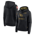 Elroe A.Cardinals Black Salute to Service Limited Hoodies Blank Player Stitched Jerseys