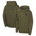 Elroe A.Cardinals Olive 2025 Salute to Service Fleece Hoodie Blank Player Stitched Jerseys