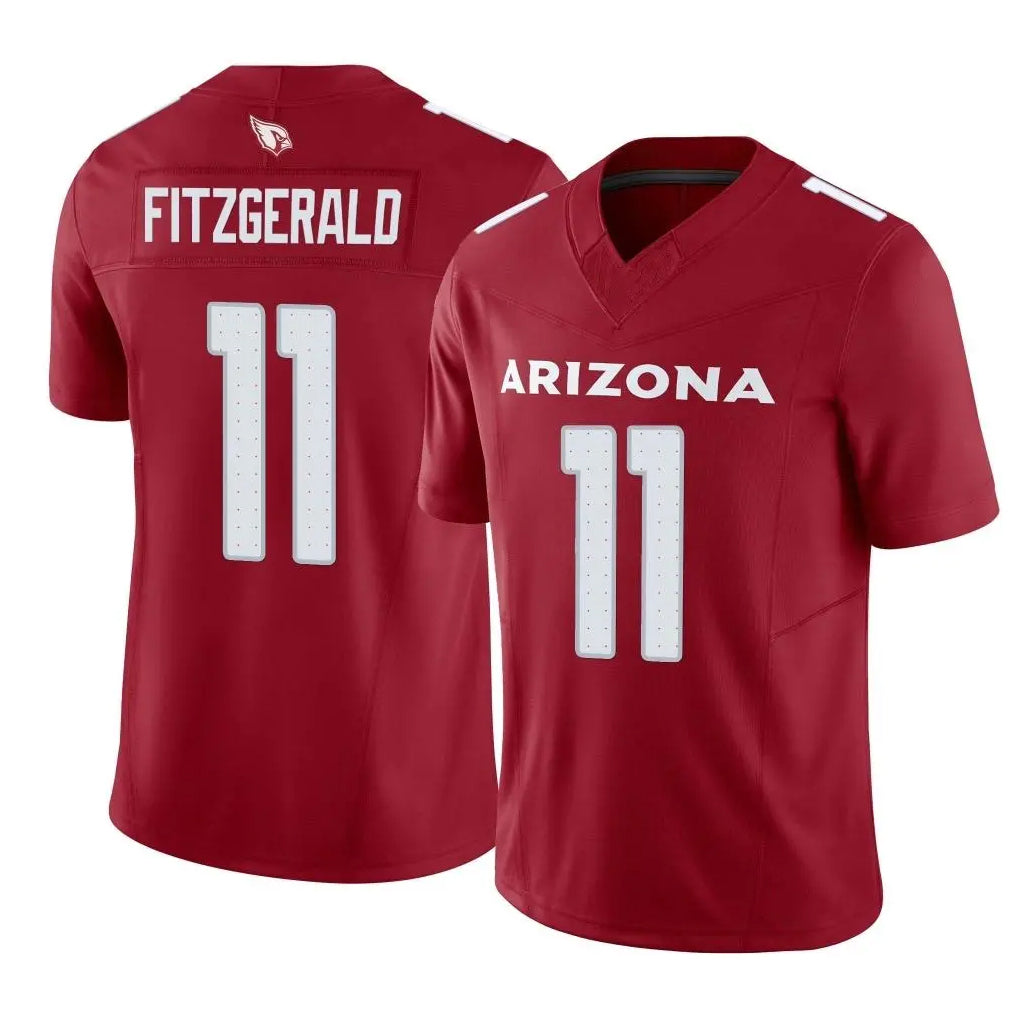 Elroe A.Cardinals #11 Larry Fitzgerald Player Cardinal Vapor F.U.S.E. Limited Home Game Stitched Jerseys