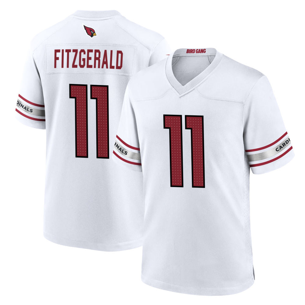 Elroe A.Cardinals #11 Larry Fitzgerald Player White Home Game Stitched Jerseys