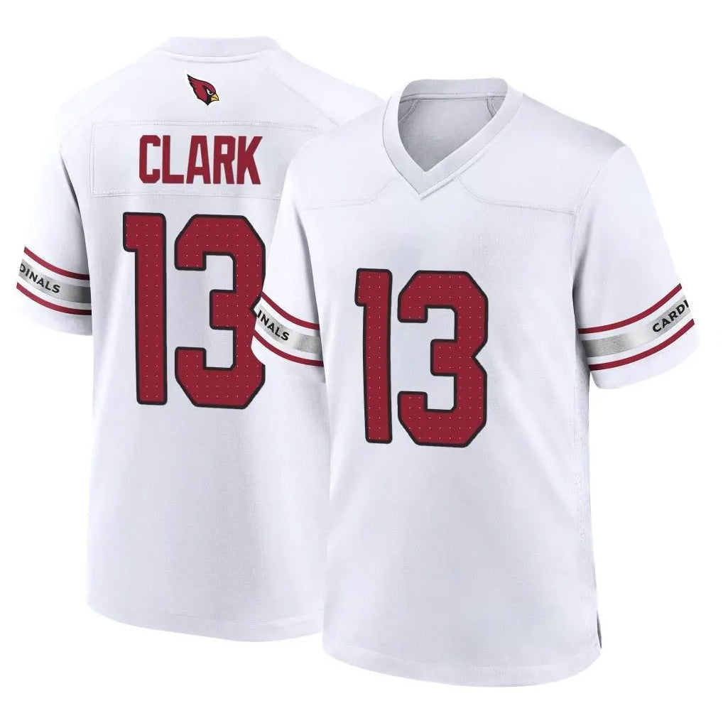 Elroe A.Cardinals #13 Kei'Trel Clark Player White Home Game Stitched Jerseys