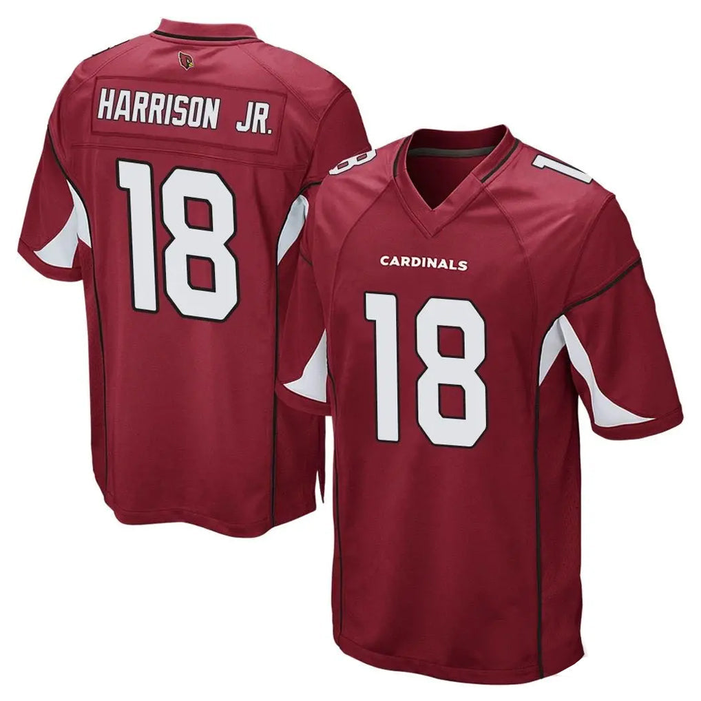Elroe A.Cardinals #18 Marvin Harrison Jr. Player Cardinal Home Game Stitched Jerseys